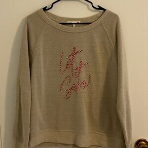 C&C California Beige sweatshirt with Red Script